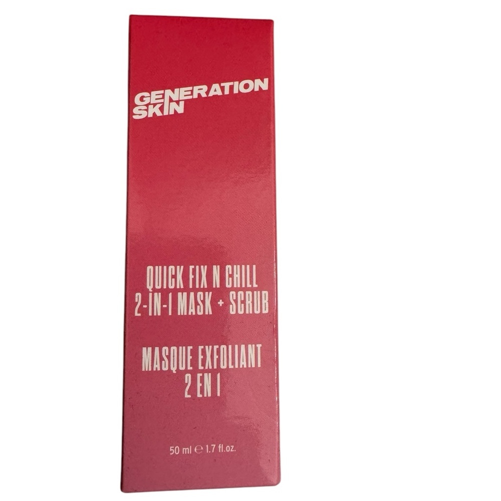 🧖‍♀️ Generation‎ Skin Quick Fix N Chill 2-in-1 Mask + Scrub NIB 🧖‍♀️